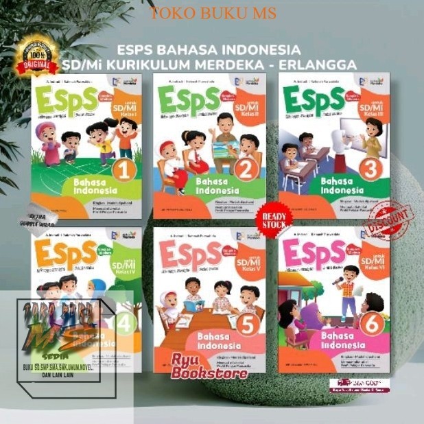 Jual ESPS Bahasa Indonesia SD/Mi Kelas 1,2,3,4,5,6 Kurikulum Merdeka ...