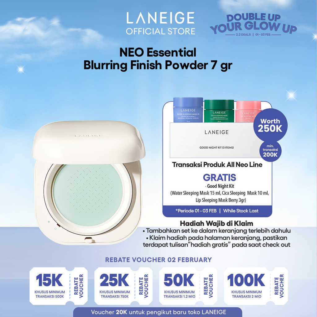 Jual LANEIGE NEO Essential Blurring Finish Powder 7 gr | Shopee Indonesia