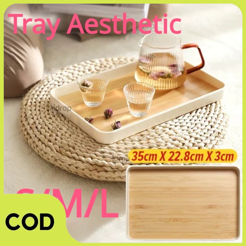 Jual Codrectangle Tray Tatakan Tray Aesthetic Dapur Tatakan Estetik