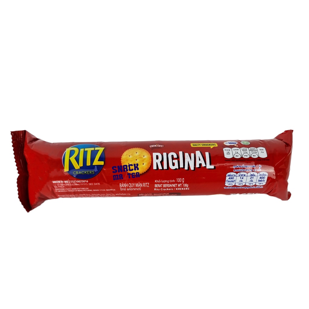 Jual Ritz Roll Crackers Crunchy Original - Netto 91gr | Shopee Indonesia