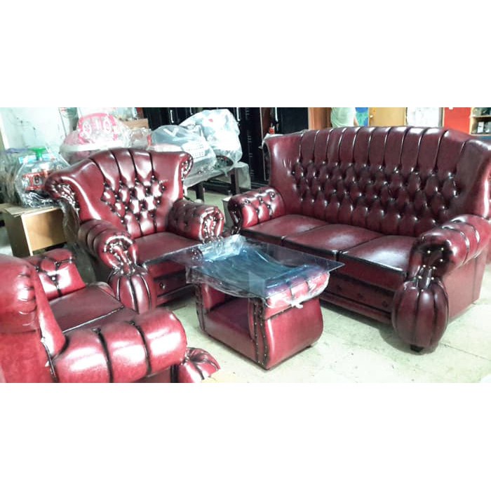 Jual Sofa Kursi Sofa Jaguar Merah Marun Shopee Indonesia