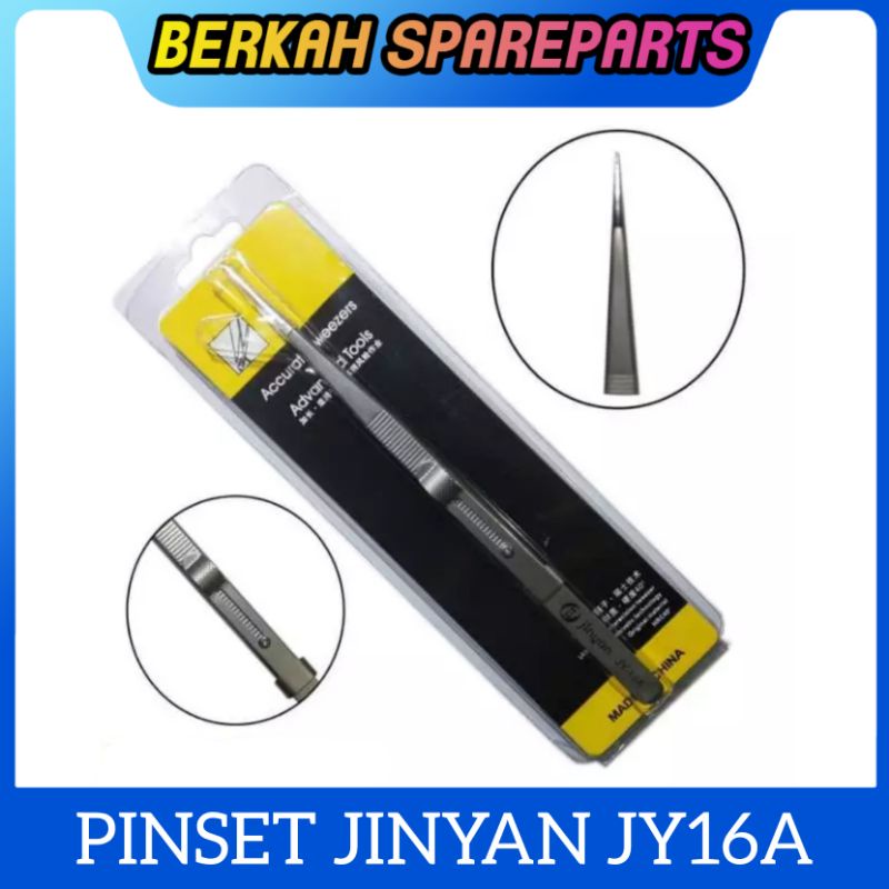 Jual PINGSET PINSET PANJANG LURUS PENGUNCI JINYAN JY-16A JY16A KUALITAS ...