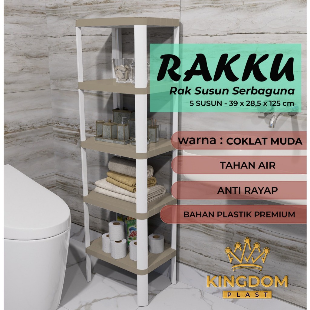 Jual KINGDOM - RAKKU | Rak serbaguna 2 Susun , 3 Susun , 4 Susun , 5 ...