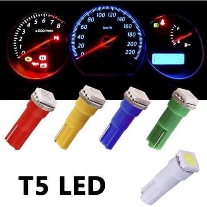 Jual LAMPU LED T5 SPEEDOMETER SPEEDO PANEL DASHBOARD MOBIL SUPER BRIGHT ...