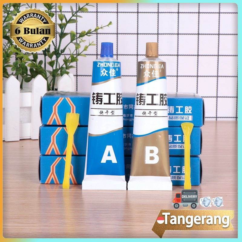 Jual Lem AB 100g / Lem Besi / Lem Campur Untuk Reparasi Metal Baja ...