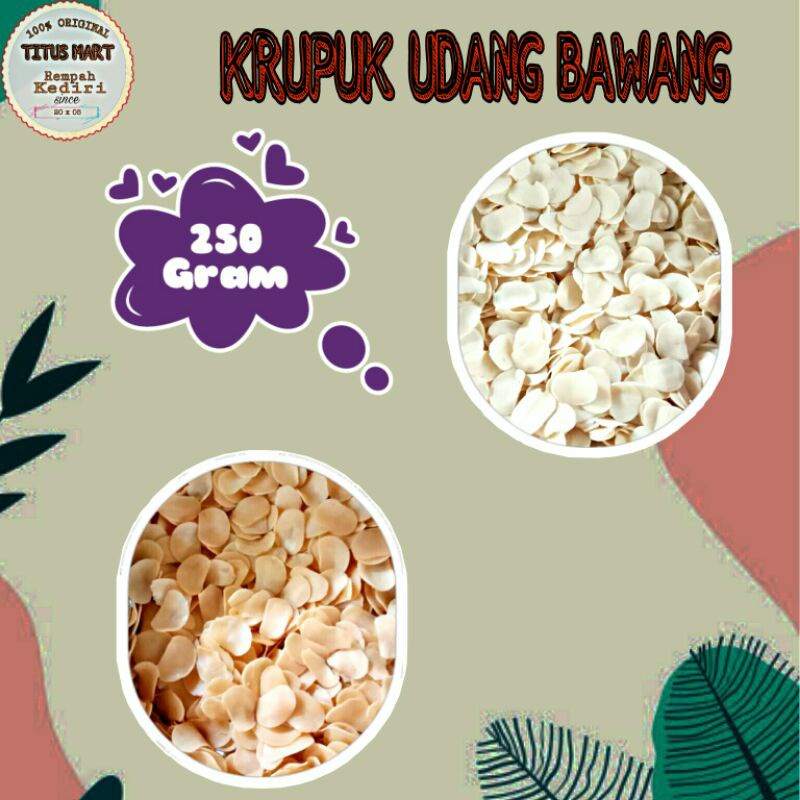 Jual Krupuk Udang Bawang Gado Gado Nasi Goreng Nasi Uduk Tahu Campur Tahu Telur Gram