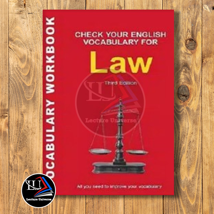 Jual Cetak Buku Check Your English Vocabulary For Law | Shopee Indonesia