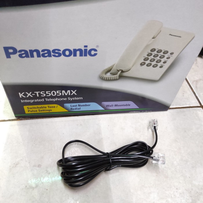 Jual Kabel Panasonic Kx Ts Mx Telepon Telpon Mx Baru Ori Shopee Indonesia