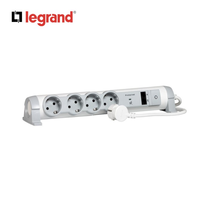 Jual Legrand Stop Kontak Multi dan LAN RJ45 4 Lubang Anti Petir ...