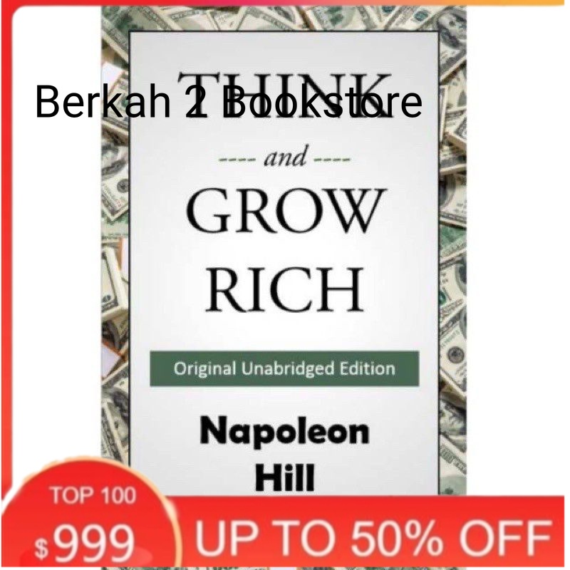 Jual Buku Think And Grow Rich Napoleon Hill Inggris Shopee Indonesia