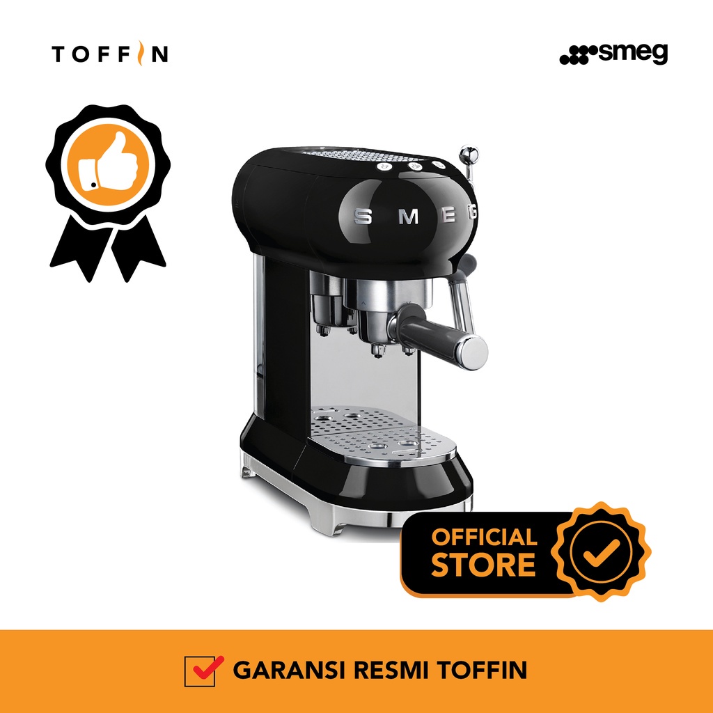 Jual SMEG ECF01 Espresso Coffee Machine 50's Retro Style Aesthetic Shopee Indonesia