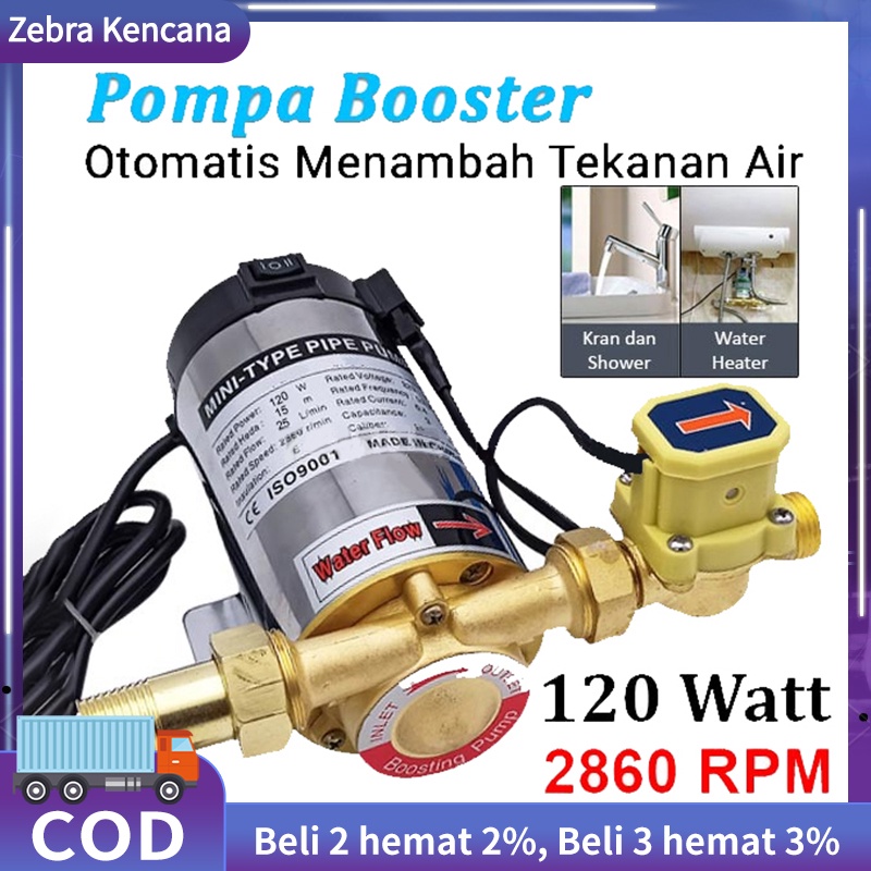 Jual Pompa Pendorong Tekanan Air Booster Pump 100 Watt Pompa