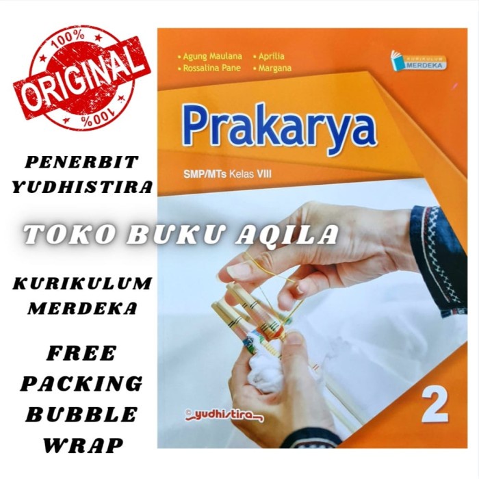 Jual Promo Buku Prakarya Kelas 7 8 9 Smp Yudhistira Kurikulum Merdeka