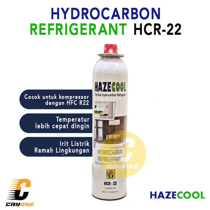 Jual Hazecool Hydrocarbon Refrigerant HCR 22 Pengganti freon AC Rumah
