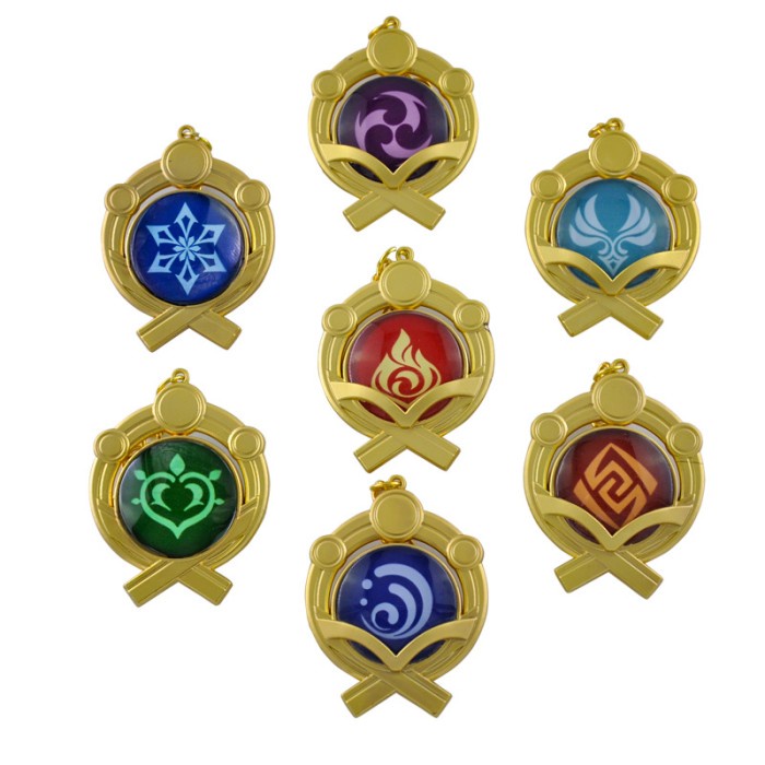 Jual Genshin Impact Inazuma Metal Keychain | Shopee Indonesia