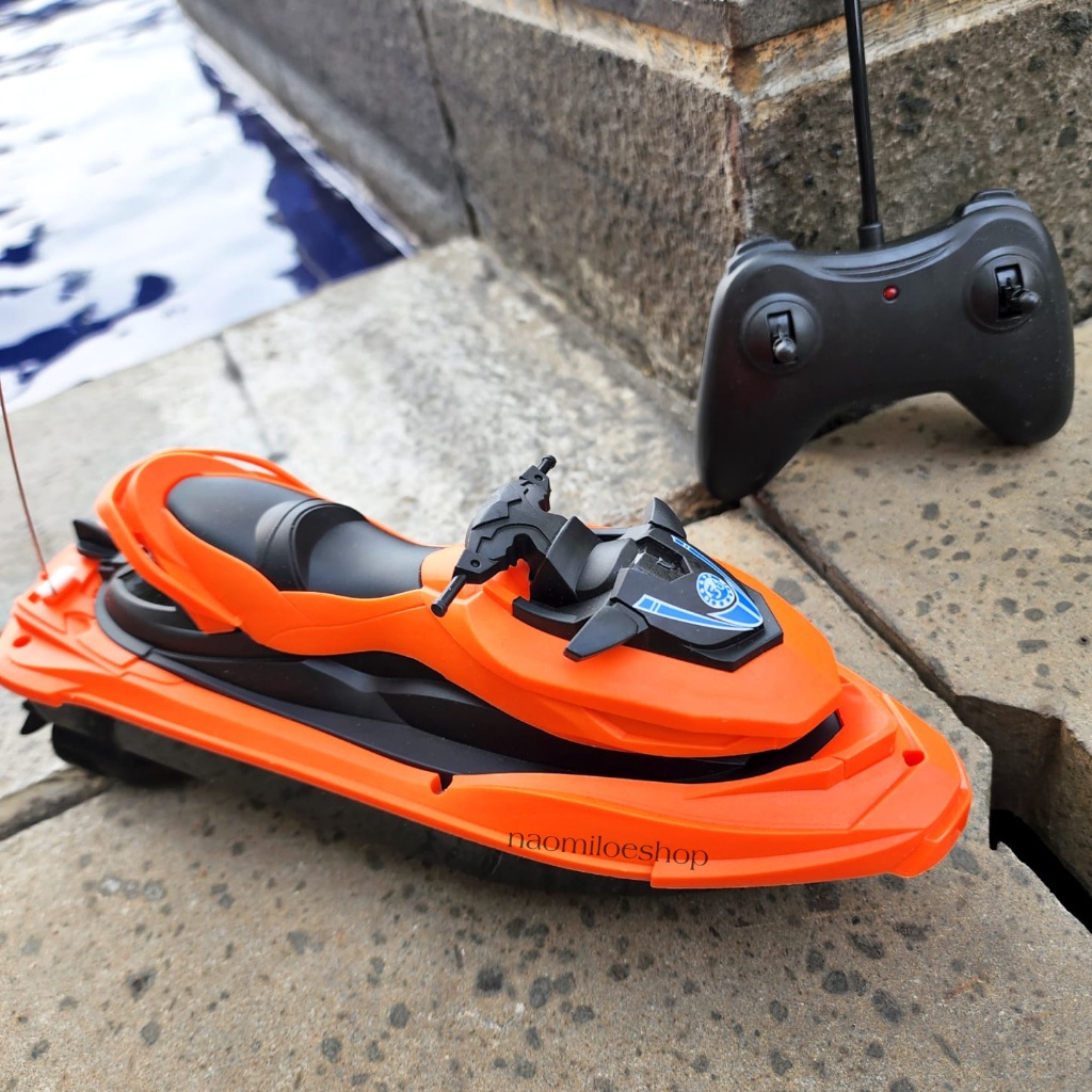 Jual Remote Control JET SKI Mainan RC Kapal Laut Motor Boat Kapal Robot