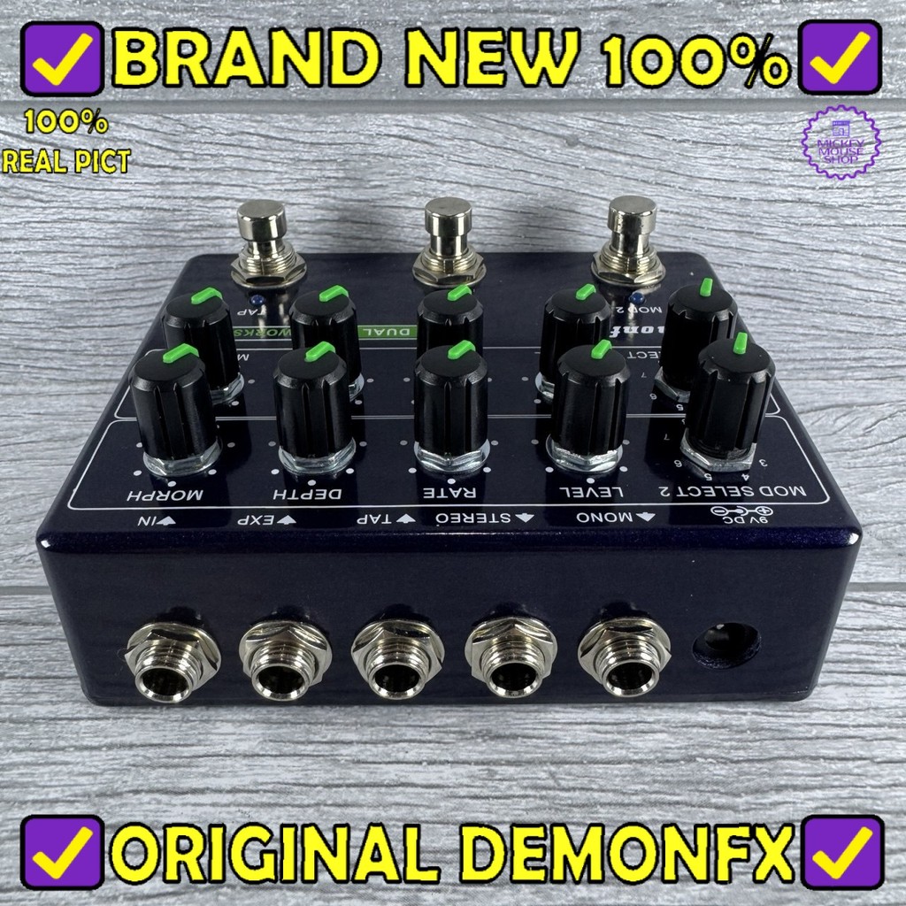 Jual Efek Gitar DemonFX DUAL MOD WORKSTATION Multi Effect Harmonic Trem ...