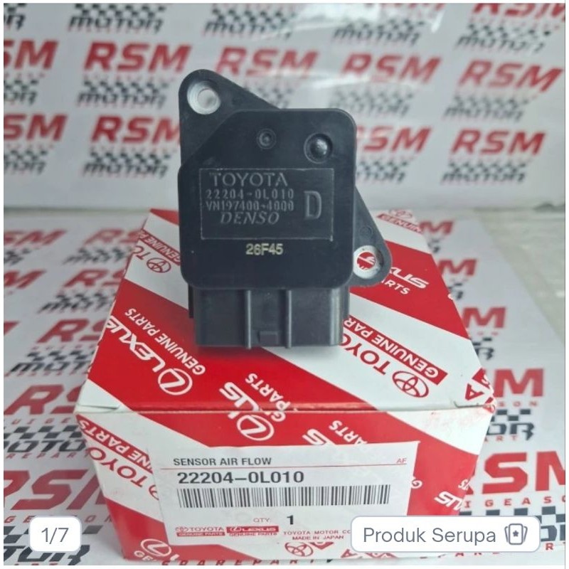 Jual SENSOR AIR FLOW MAF TOYOTA INNOVA INOVA FORTUNER HILUX 2KD 2.5 ...