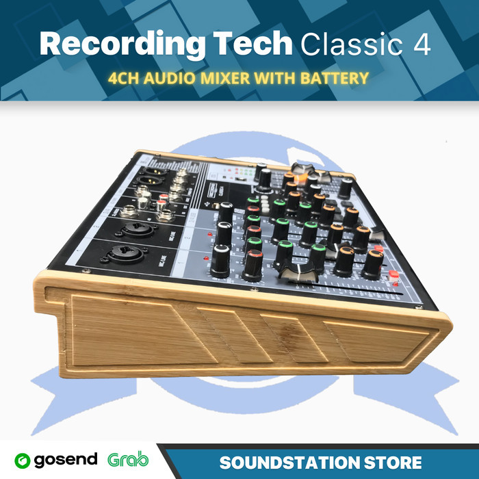 Jual Recording Tech Classic4 4 Channel Audio Mixer With Built in ...