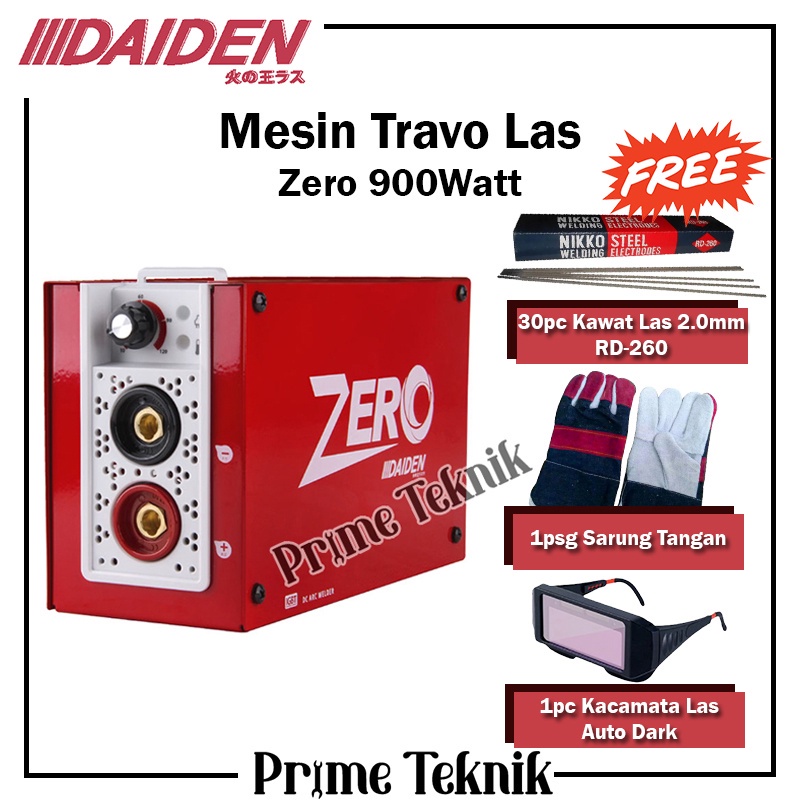 Jual Mesin Travo Las Listrik Watt Daiden Zero Welding Inverter Shopee Indonesia