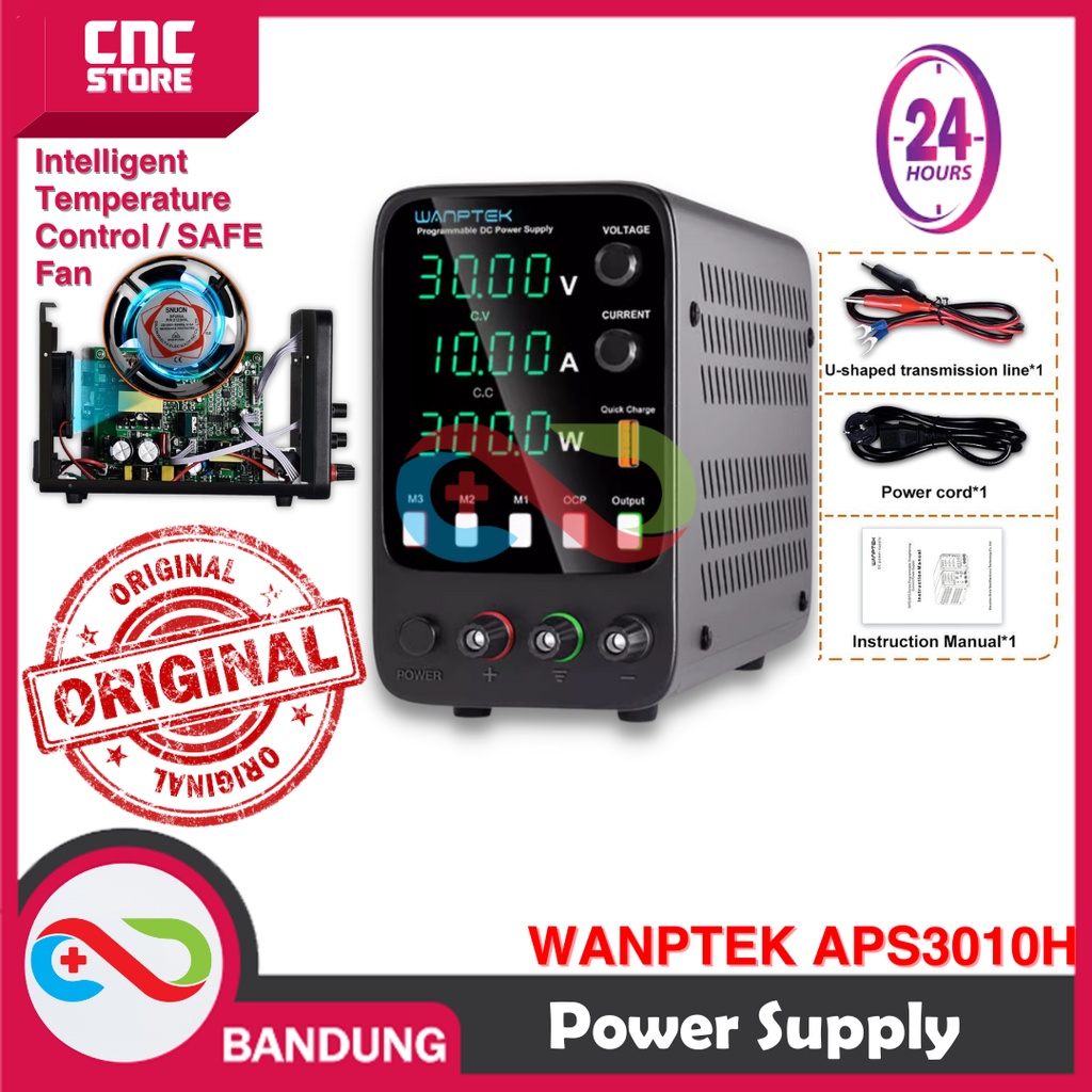 Jual WANPTEK APS3010H DIGITAL POWER SUPPLY UPGRADE STORAGE DC 30V 10A ...