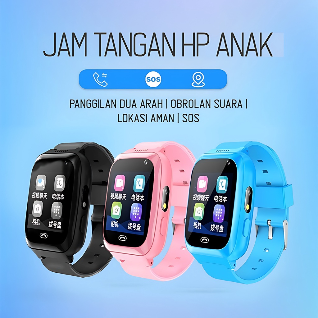 Smart Watch Watch Telepon Anti Air Jam Tangan Anak 4G Video Call telepon  anak Gps Digital Smartwatch anak Waterproof Kids Smart Watch