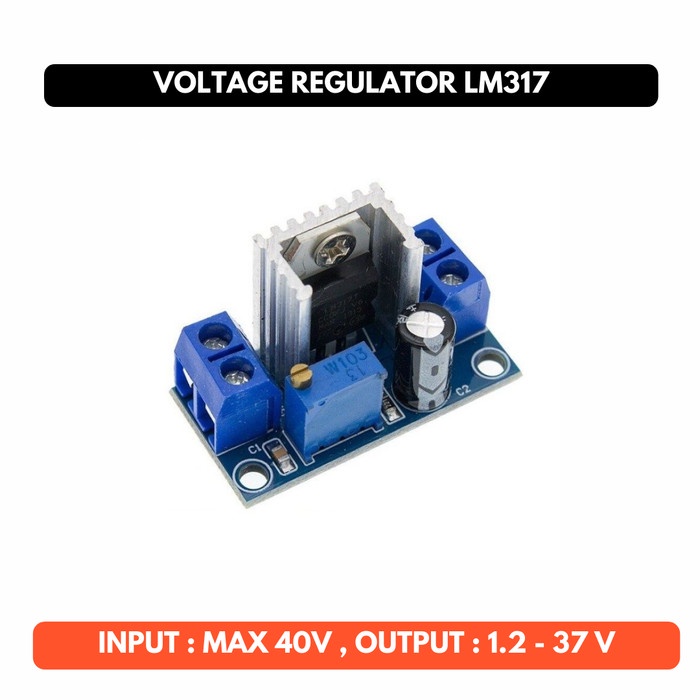 Jual Modul LM317 Regulator LM 317 LM317T Penurun Tegangan Voltage Adj