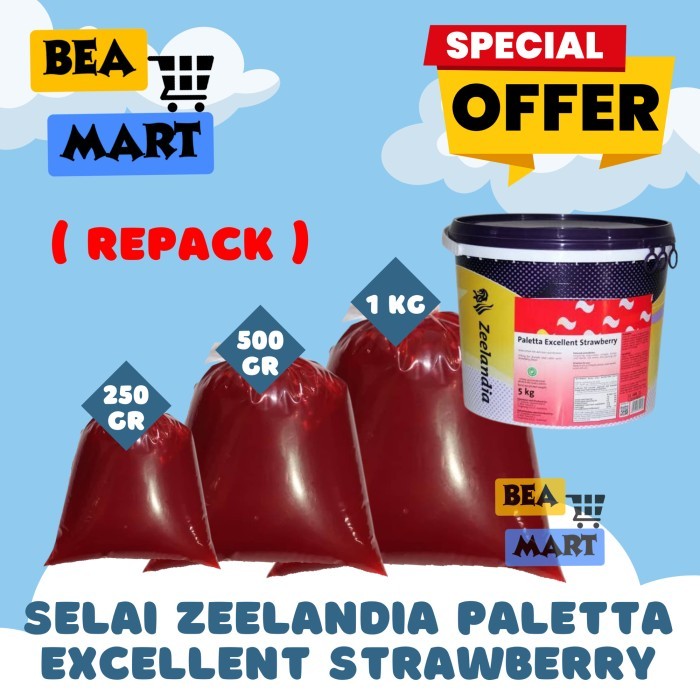 Jual Selai Strawberry Blueberry Zeelandia Paletta Excellent | Repack ...