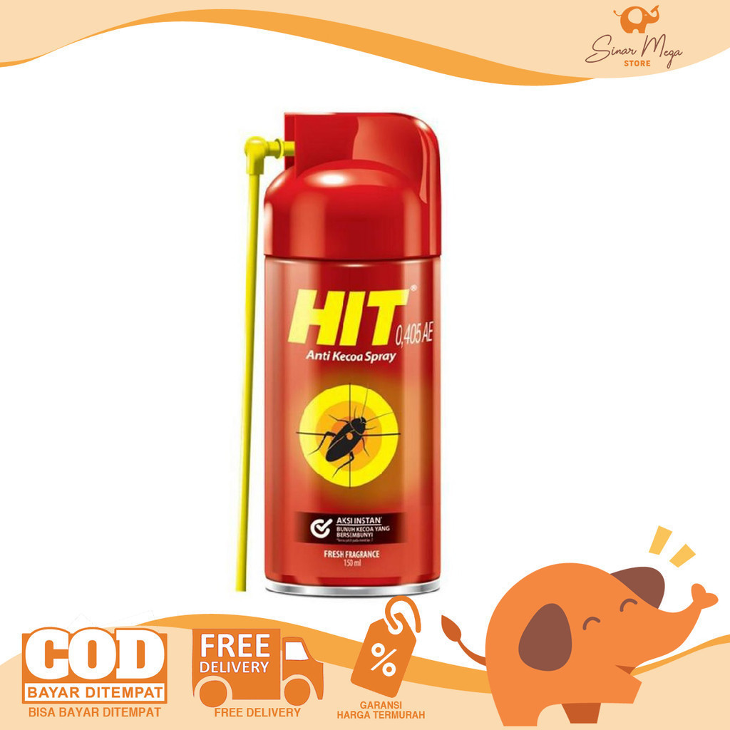 Jual HIT Obat Anti Kecoa Tabung Semprot 150ml | Shopee Indonesia