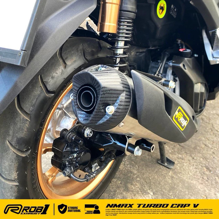 Jual KNALPOT ROB1 STANDAR RACING POWER BOOM SS YAMAHA NMAX NEW TURBO ...
