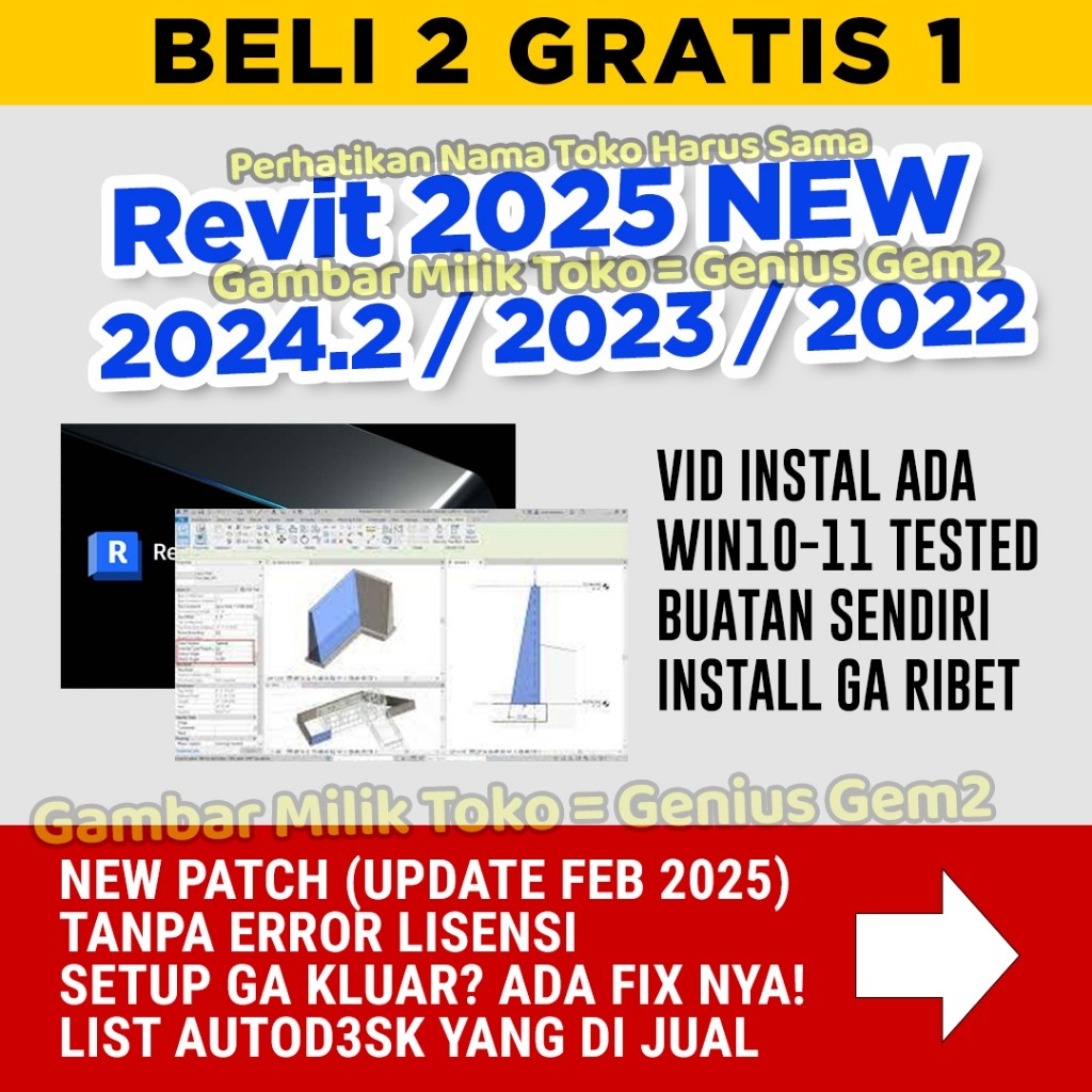 Jual Revit 2025 2024 2023 2022 | Shopee Indonesia