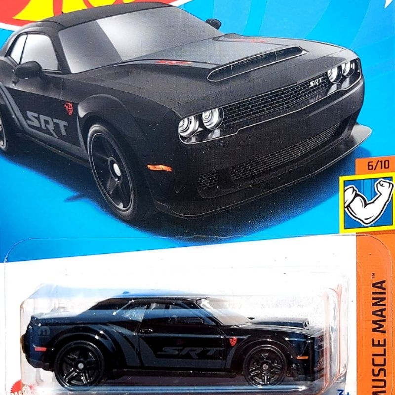 Jual Hotwheels 18 Dodge Challenger Srt Demon 2022 Short Card 2023 Biru