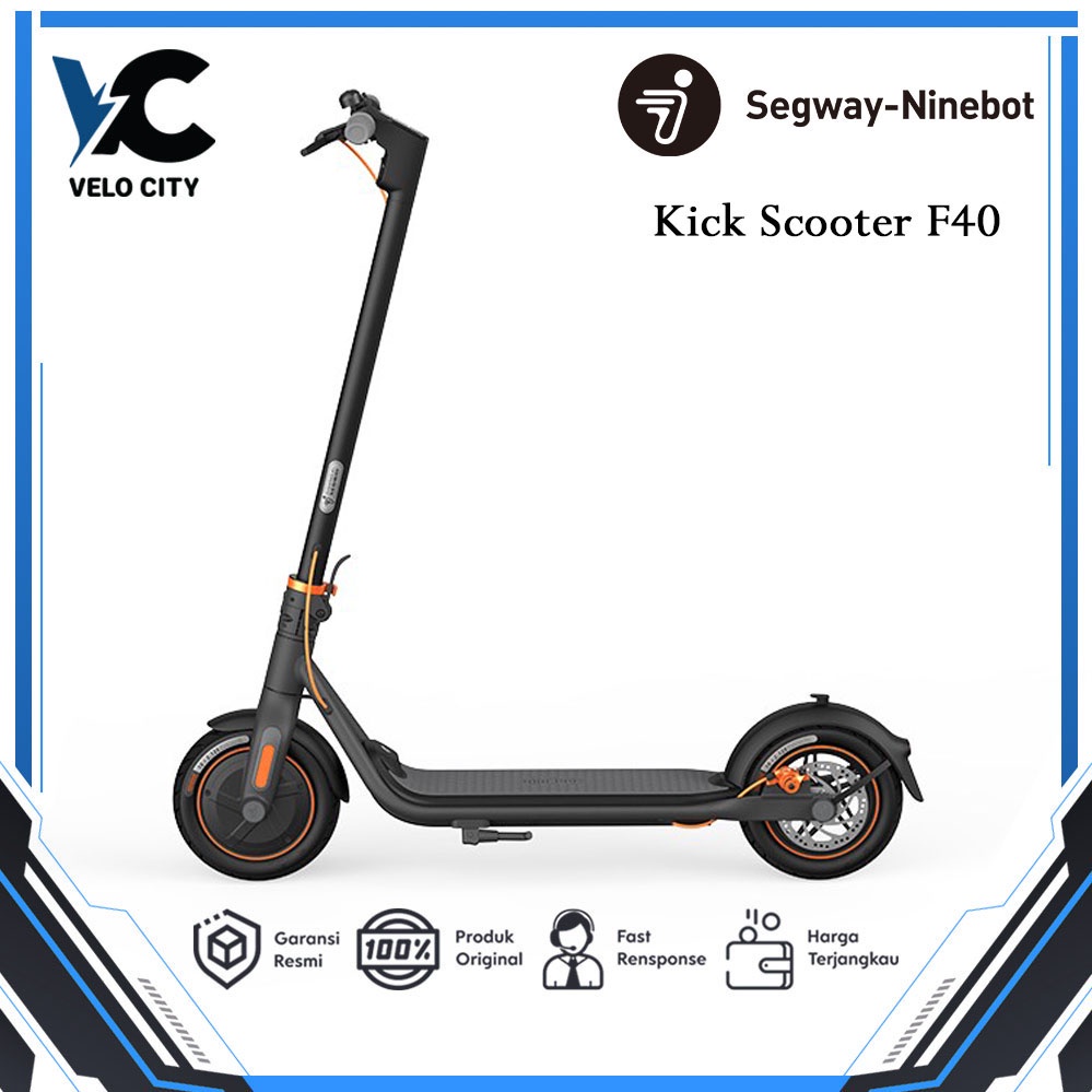 Jual Segway Ninebot KickScooter F40 / Skuter Listrik Lipat Garansi ...