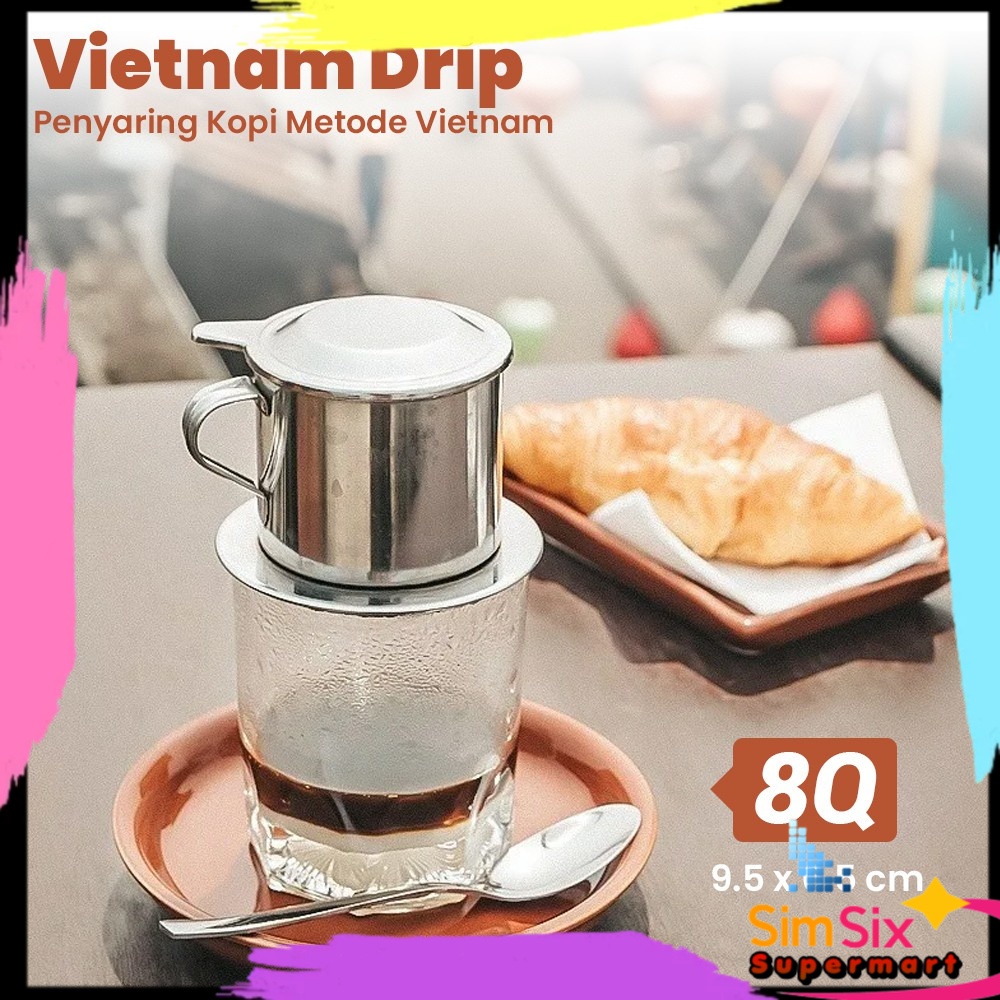 Jual Coffee Drip Saringan Kopi Vietnam Dripper Stainless Steel Shopee