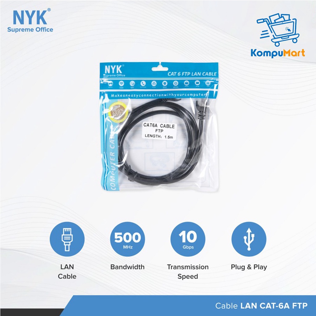 Jual Kabel Nyk Cable Lan Ftp Cat A Meter Shopee Indonesia