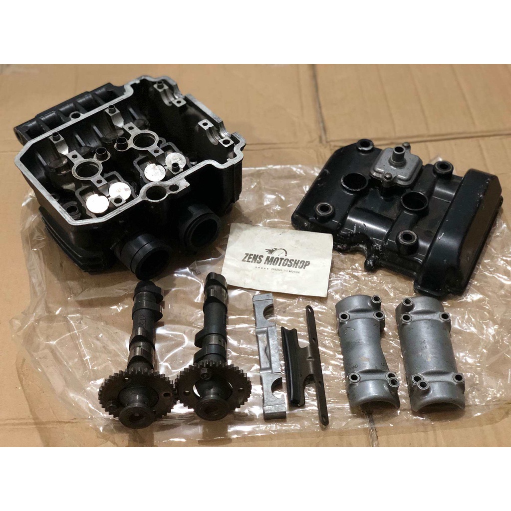 Jual Cylinder Head Blok Head Kop Set Isi Ninja 250 Karbu/Fi Z250 Fi ...