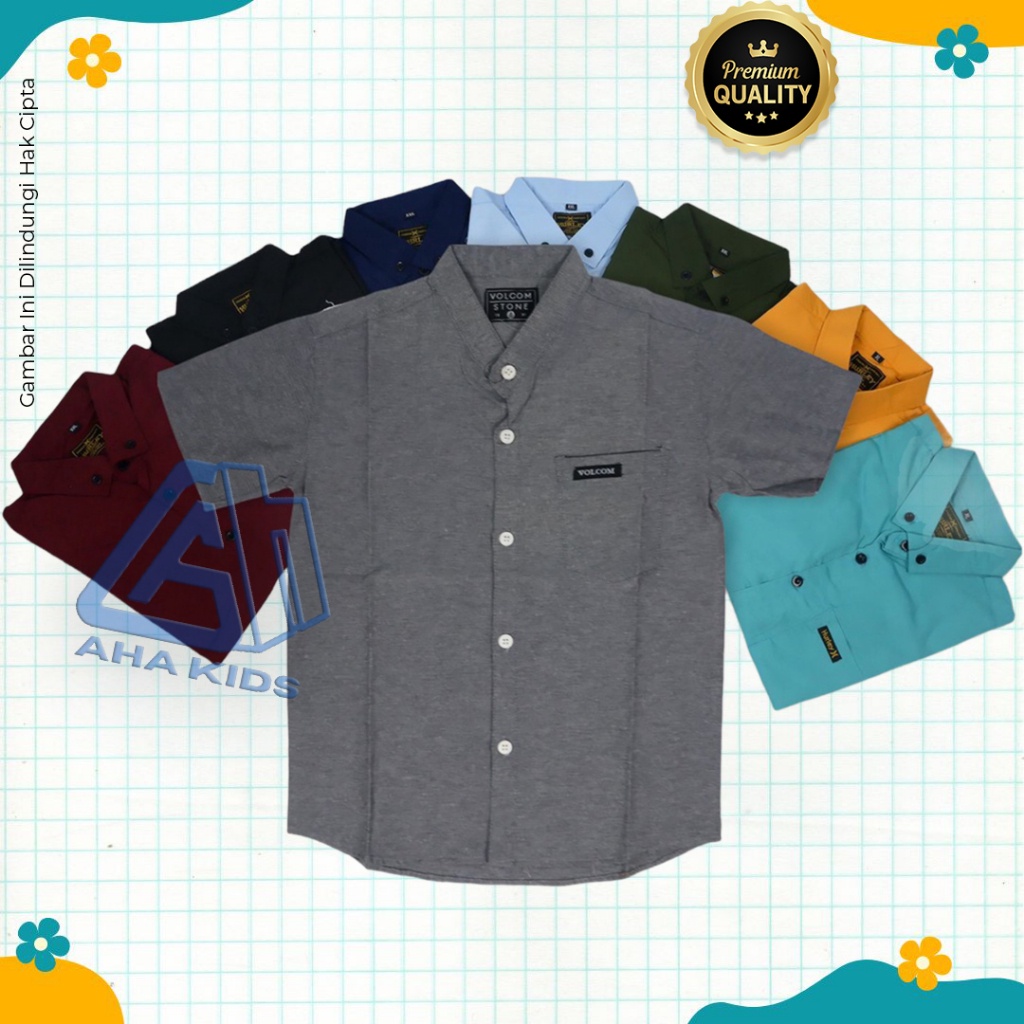 Jual Gratis Ongkir|COD||NEW Atasan Baju Kemeja Polos Lengan Pendek