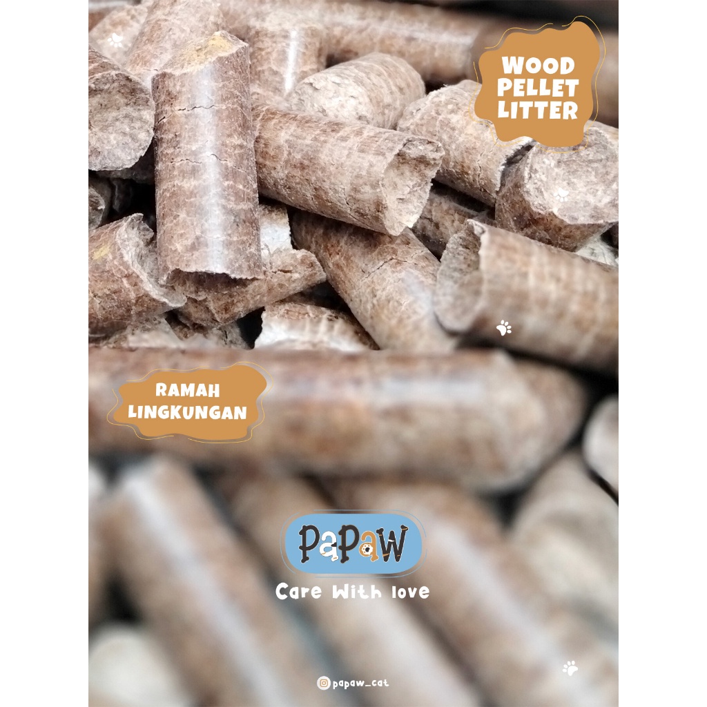 Jual Wood Pellet Kucing Kg Pelet Kayu Alas Kandang Pasir Bahan Bakar