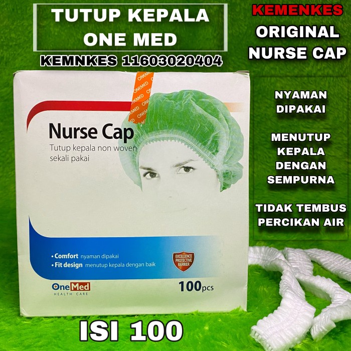 Jual PENUTUP KEPALA / PENUTUP RAMBUT / PELAPIS HELM OJEK / NURSE CAP