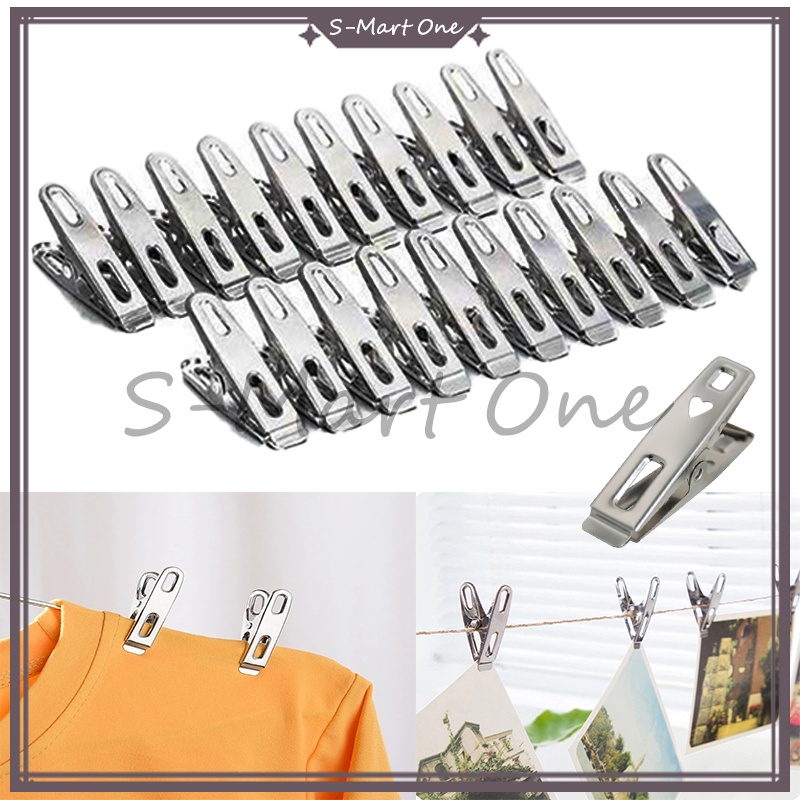 Jual 20pcs Jepitan Jemuran Stainless / Stainless Jepitan Foto /Jepitan