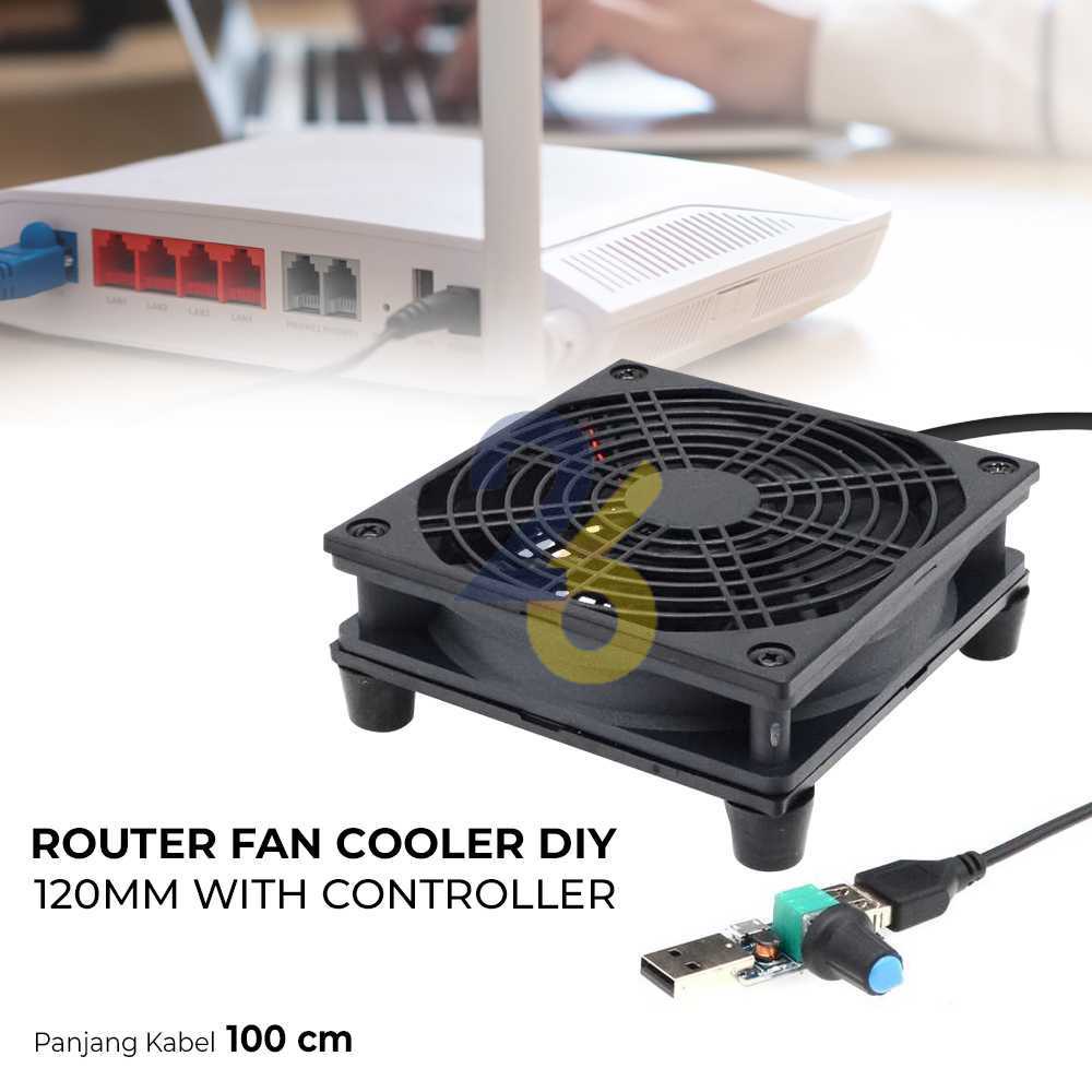 Jual [26] SXDOOL Router Fan Cooler DIY USB 120mm with Controller ...
