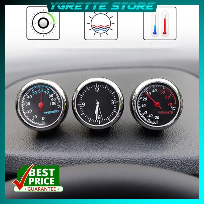 Jual YGRETTE HIASAN DASHBOARD Mobil Mini Jam Digital Mobil Jam Tangan