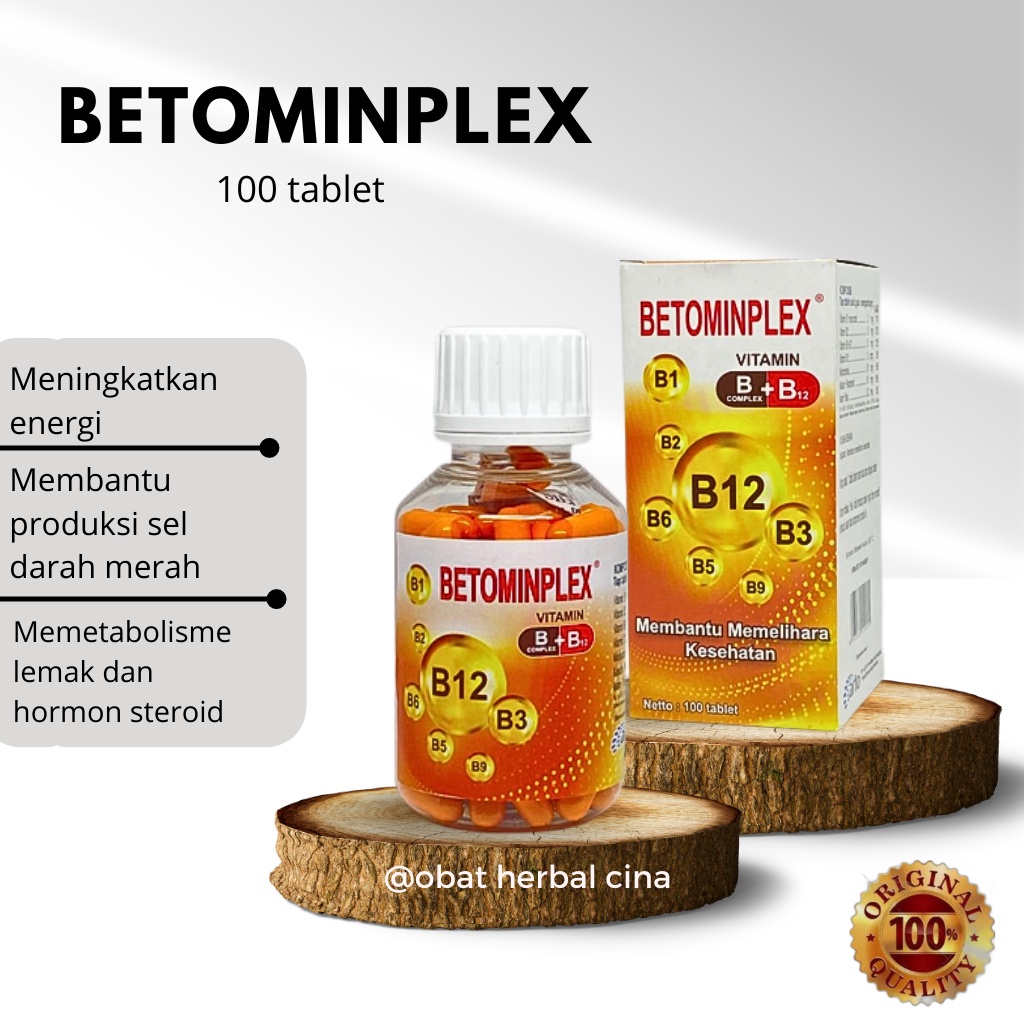 Jual BETOMINPLEX Vitamin B Complex Vitamin B12 Dijamin Original B ...