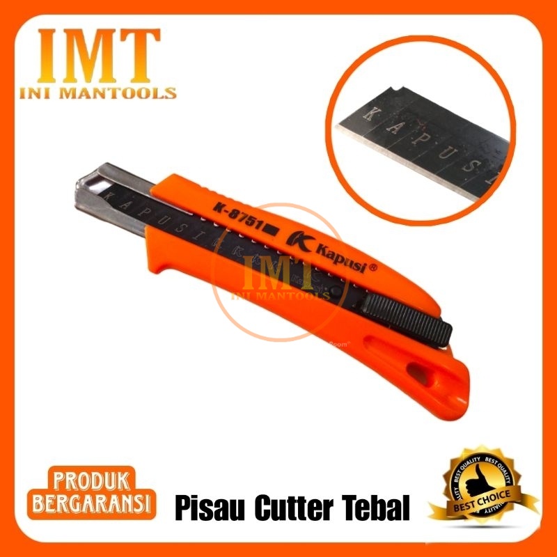 Jual Kapusi Pisau Cutter Tebal Dan Awet K-8751 | Shopee Indonesia