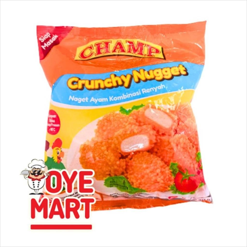 Jual CHAMP CRUNCHY NUGGET 450GR/NAGET AYAM KOMBINASI | Shopee Indonesia