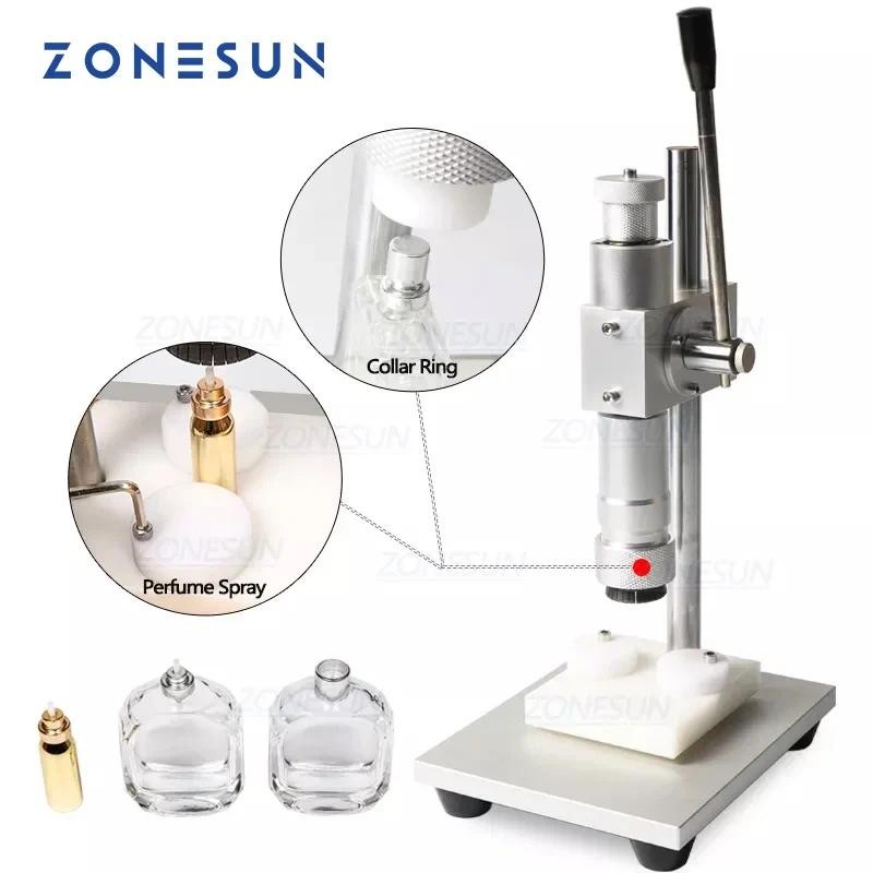 Jual ZONESUN Manual Crimping Machine Perfume Crimper Capper Metal ...