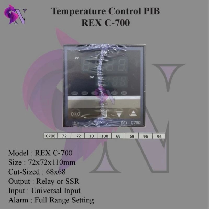 Jual PID Rex RKG C700 Rex-C700 Output SSR 220V AC 0-400C 400C Module ...