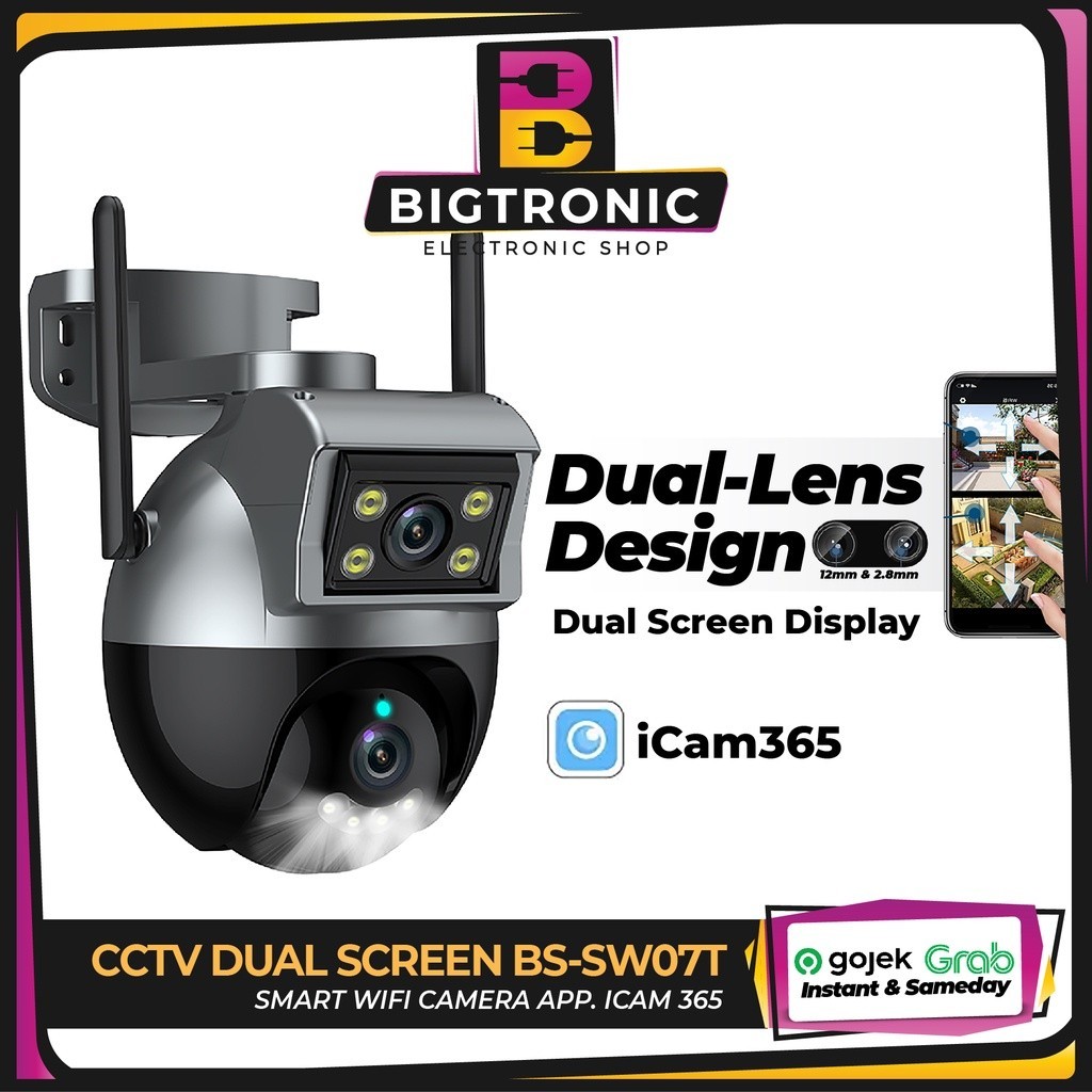 Jual CCTV DUAL SCREEN BS-SW07T Smart Wifi Camera App. Icam 365 ...