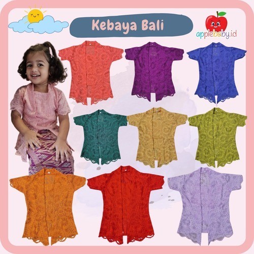 Jual Kebaya Bali Anak Kabaya Anak 2 Tahun-9 Tahun Kebaya Kartini Anak