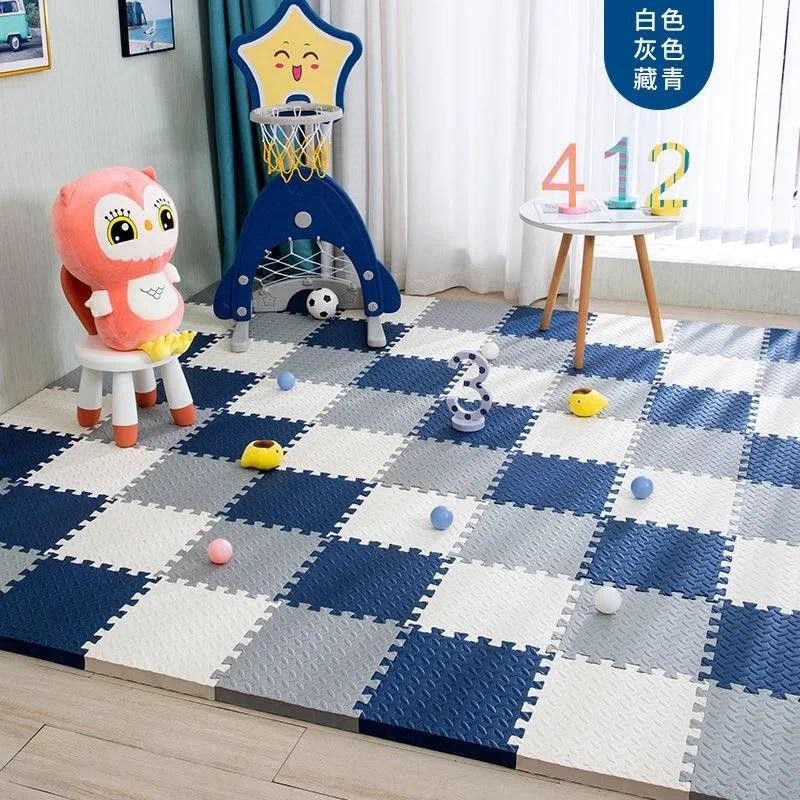 Jual 12pcs Foam Baby Play Mat Puzzle Mat Kids Interlocking Exercise ...
